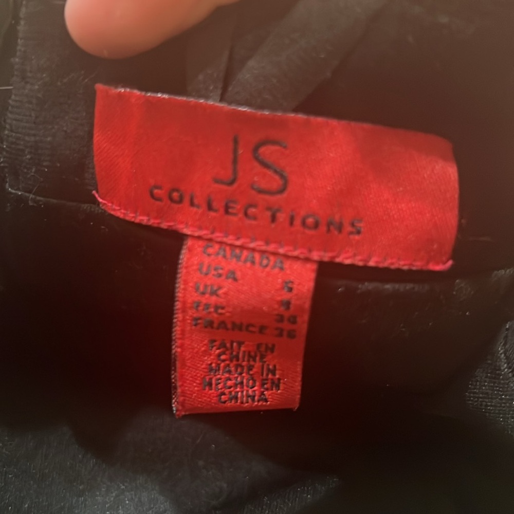 Js Collection Rouched Mini With Fabric Feather De… - image 3